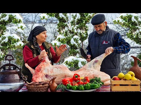 Видео: Зима в Азербайджанской Деревне. @Kənd Dadı | A Taste of the Village