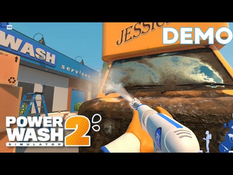 Видео: НОВЫЙ СИМУЛЯТОР МОЙКИ ВЫСОКОГО ДАВЛЕНИЯ! - Power Wash Simulator 2 DEMO