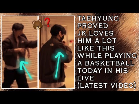 Видео: Ого!😱💋Тэхён доказал, что Чонгук его очень любит, играя сегодня в баскетбол в прямом эфире #bts