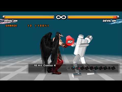 Видео: Tekken 5 — Список приёмов Дьявола Джина