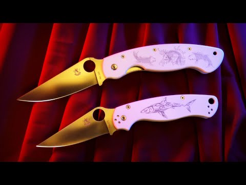 Видео: Steelclaw Limited Боец 3, Боец 2 / Spyderco Military, Paramilitary 2
