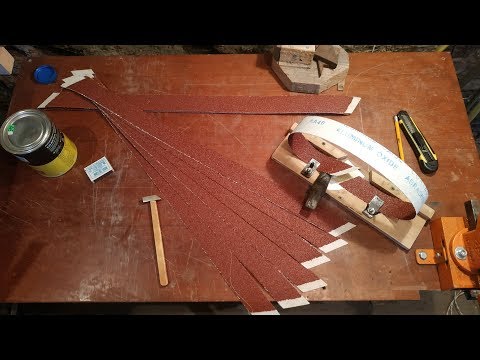 Видео: Простой способ склейки лент для гриндера без биения