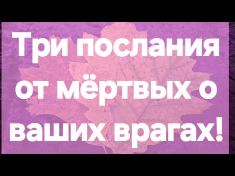 Видео: Мёртвые о ваших врагах! #ПредсказаниЯведьмы