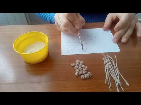 Видео: Аплікація. Творча робота "Червона калина"