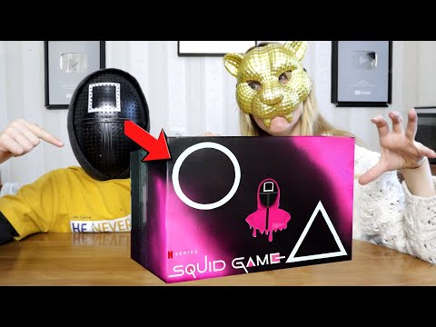 Видео: Игра в Кальмара - ЭКСКЛЮЗИВНАЯ посылка! Что в ней? Squid Game Box