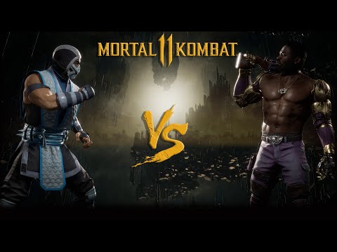 Видео: Mortal Kombat 11 Sub-Zero vs Jax | Саб-Зиро против Джакса
