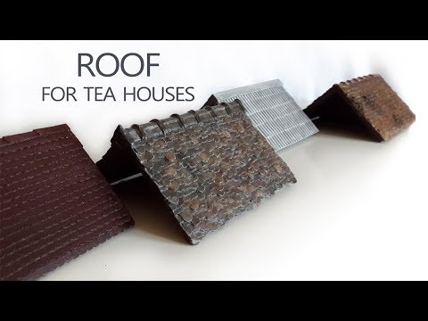 Видео: 4 Варианта кровли для чайных домиков из пробочного картона