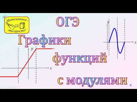 Видео: ОГЭ. Задание 22. Графики с модулями