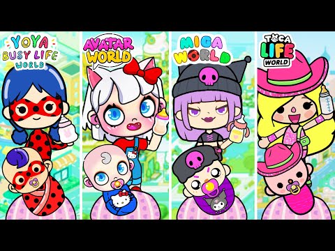 Видео: Меня Удочерили в Тока Бока vs Avatar World vs Miga World | Toca Life World