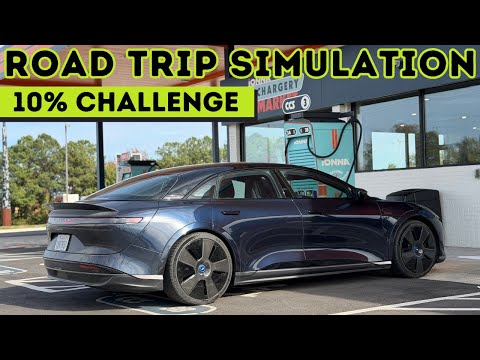 Видео: Lucid Air Sapphire 10% Road Trip Challenge! Новая петля Северной Каролины просто потрясающая!