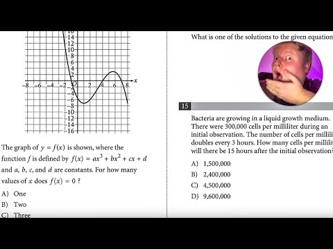 Видео: РЕШАЕМ SAT MATH 2024 | ПОЧЕМУ ТЫ ЕГО НЕ СДАШЬ?