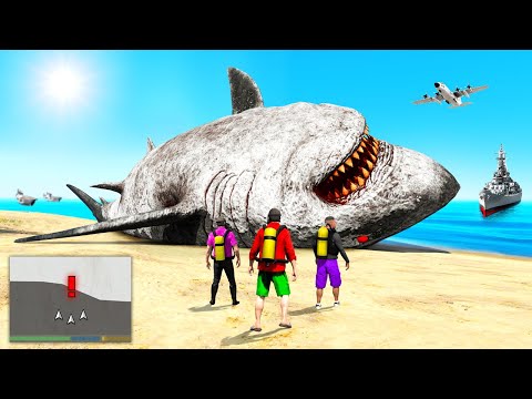Видео: АКУЛА МЕГАЛОДОН ВЕРНУЛАСЬ в GTA 5!