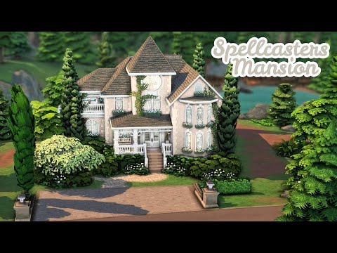 Видео: Особняк заклинателей🪄The Sims 4 Царство магии Скоростная сборка || Без CC