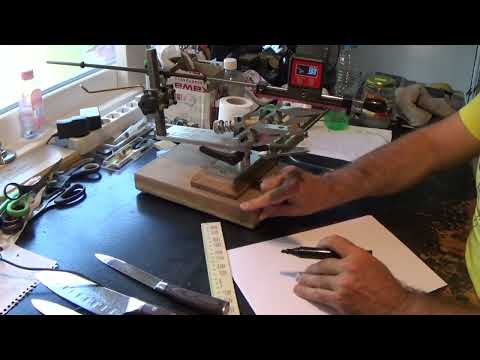 Видео: Захващане на ножа при заточване