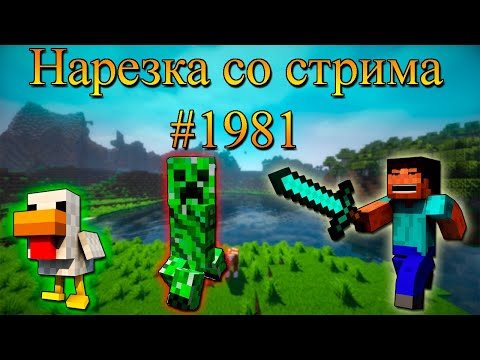 Видео: Нарезка со стрима #1981 | Minecraft