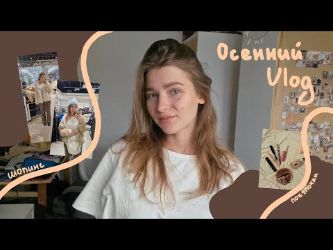 Видео: Осенний VLOG // шопинг / обзор покупочек