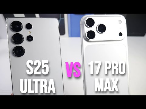 Видео: iPhone 17 Pro Max против S25 Ultra в 2025 году (тест камеры, PUBG, дисплей, скорость и динамики)