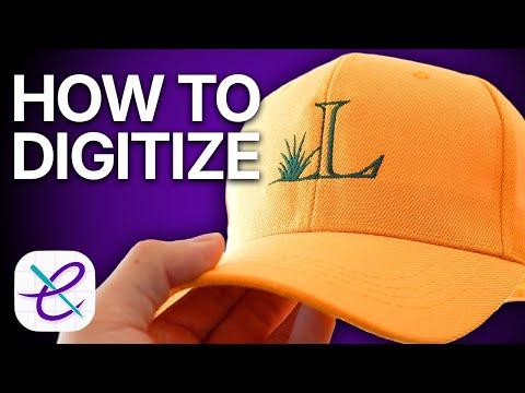 Видео: Как я оцифровывал логотип для шляпы от начала до конца (рабочий процесс разработки машинной вышивки)