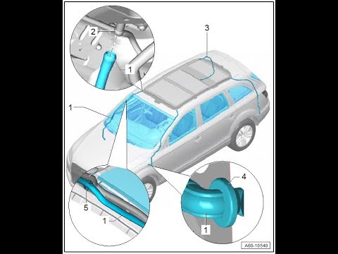 Видео: #080(1) часть.1 течь панорамной крыши Audi Q7