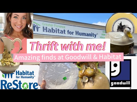 Видео: Бережливость со мной! Эти акции Goodwills и Habitat Restore — всегда настоящая охота за сокровищами!