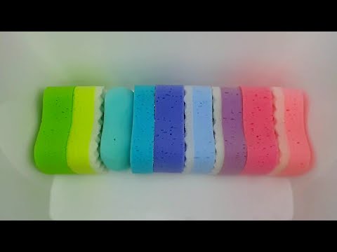 Видео: ASMR (72) Детская пенка для ванны и  радужные губки/АСМР🌈