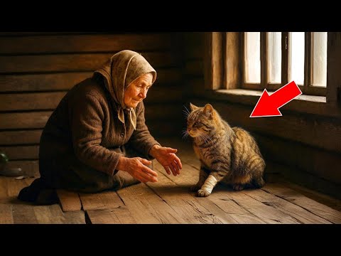 Видео: Бабушка спасла раненого лесного кота. Через год он вернулся и ШОКИРОВАЛ всех!