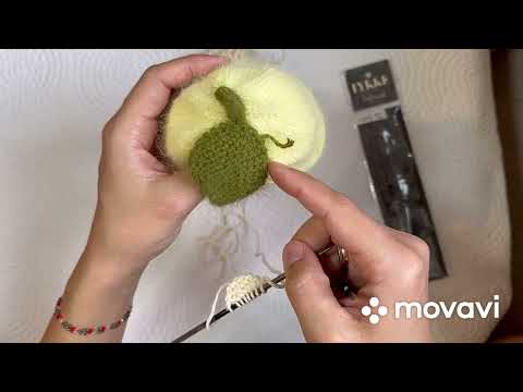 Видео: Вяжем листочек спицами🍃Листья спицами.Как связать лист. knitting a leaf with knitting needles.