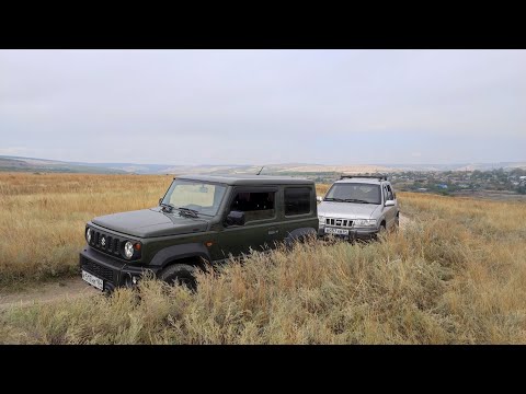Видео: Катаемся на Suzuki Jimny.  Тур Нижняя Банновка - Золотое.  Интересные места Саратовской области.