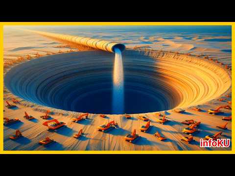 Видео: Крупнейший проект по установке водяного насоса | Перекачка воды в пустыню в Ираке