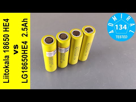 Видео: Аккумулятор Liitokala 18650HE4 vs LG18650HE4. Какой "банан" лучше?