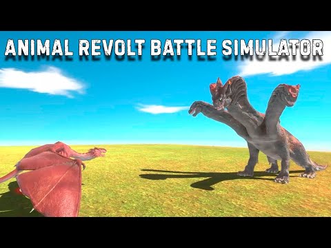 Видео: Люди против Дракона Animal Revolt Battle Simulator