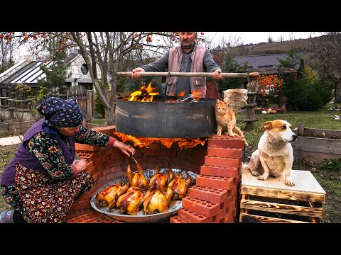 Видео: Фаршированная Курица под Железным Куполом | По Азербайджански