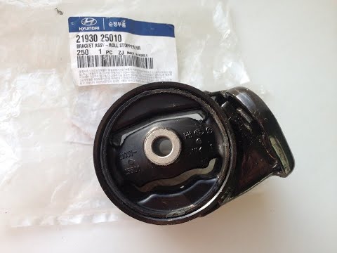 Видео: Hyundai Accent 2. Замена задней опоры(подушки) двигателя МКПП/АКПП