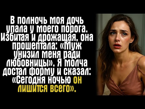 Видео: В полночь моя дочь упала у моего порога. Она прошептала: «Муж унизил меня ради любовницы». Я молча..