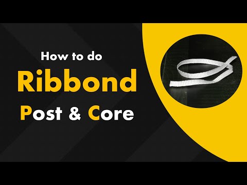 Видео: Штифт и вкладка Ribbond | Самая простая реставрация штифта и вкладки