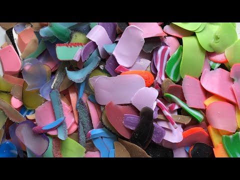 Видео: Crushing soap residues/ ломаю мыльные обрезки