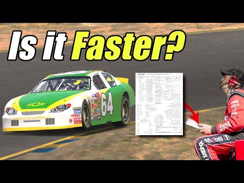 Видео: Кто-то слил реальную конфигурацию NASCAR, поэтому я протестировал её в iRacing.