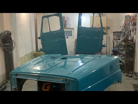 Видео: Покраска кабины зил 45085