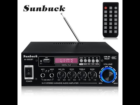 Видео: Усилитель мощности SUNBUCK AV-660BT