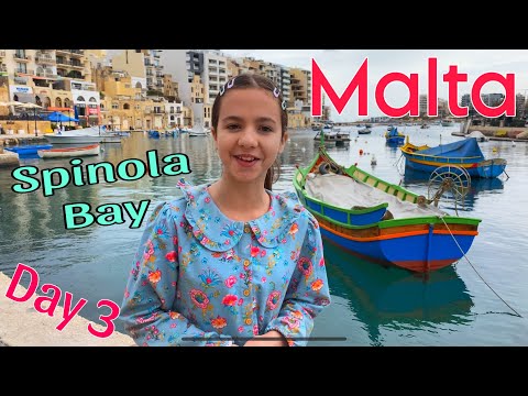 Видео: Мальта: ЦЕНЫ НА ЕДУ, Китай захватывает мир!! Malta, St. Julian’s, Spinola Bay