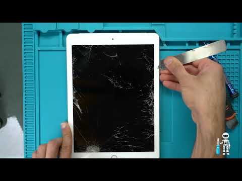 Видео: Замена экрана iPad 6-го поколения.