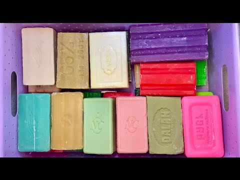 Видео: ASMR 🔪Cutting soap 🧼❄️🎄Резка мыла 👌🏻💛🩷🩵💙🤍💚❤️