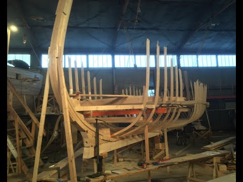 Видео: технология постройки деревянных судов с клинкерной обшивкой или с обшивкой " в накрой" 2 серия