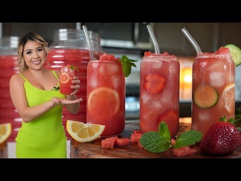Видео: Три самых супер освежающих арбузных коктейля AGUA FRESCA, которые будут поддерживать ваш уровень ...