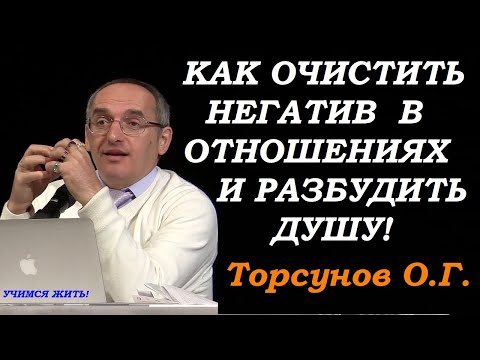 Видео: Как очистить негатив в отношениях и разбудить Душу. Учимся жить. Торсунов О.Г.