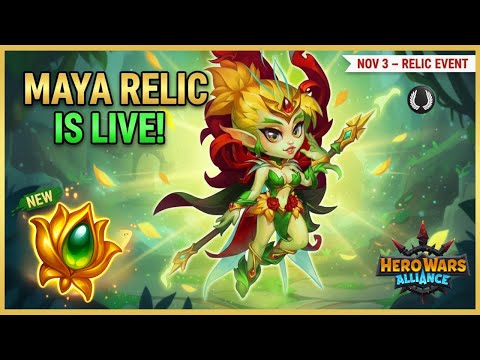 Видео: Реликвия Майи уже здесь! Новая эра исцеления в Hero War: Alliance