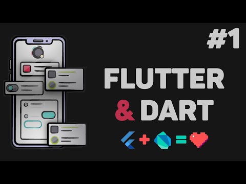 Видео: Уроки Flutter и Dart с нуля / #1 – Разработка мобильных приложений для начинающих