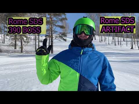 Видео: Обзор сноуборда Rome SDS ARTIFACT + Обзор креплений Rome SDS 390 BOSS