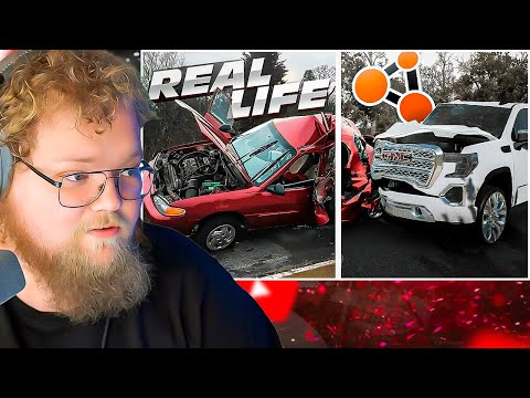 Видео: Аварии на реальных событиях в BeamNG.Drive / РЕАКЦИЯ T2X2