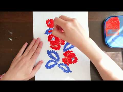 Видео: Мой блог о Петриковской росписи. Выпуск №24: "Петриковские цибульки"